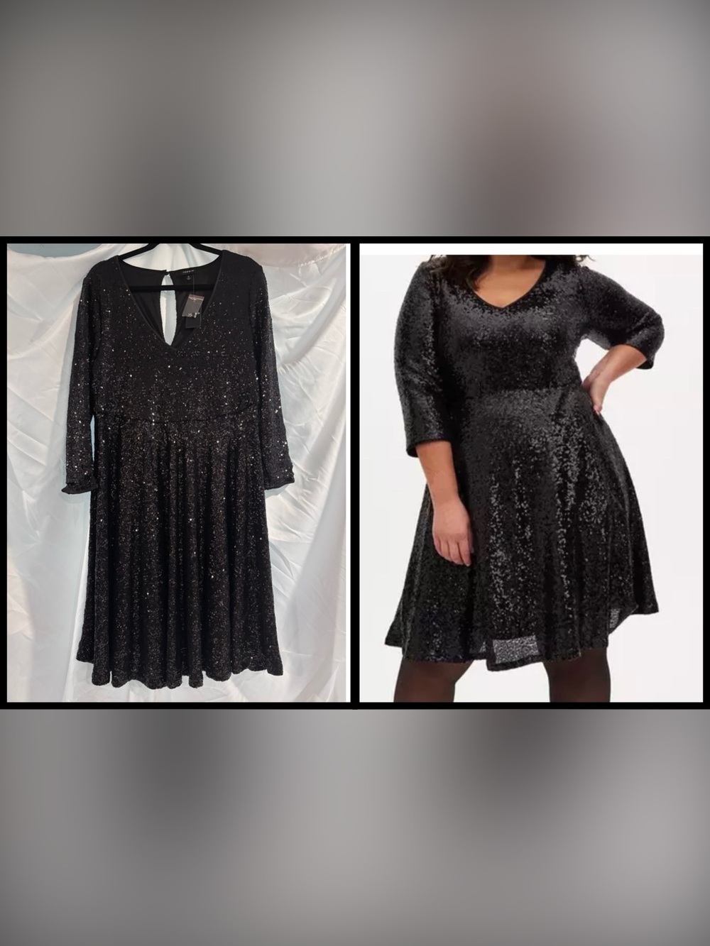 TORRID | Mini Sequins Skater Dress